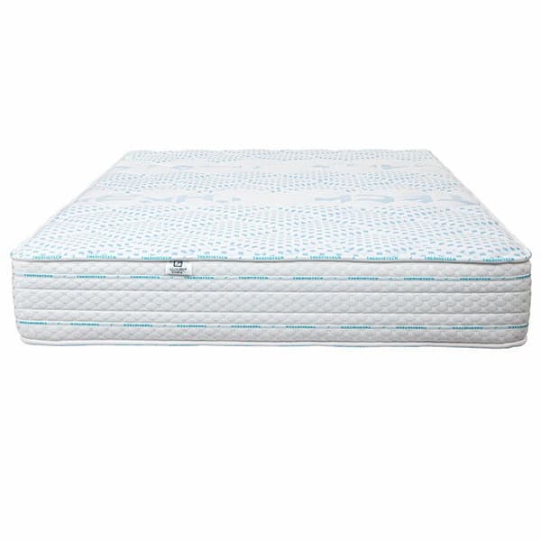 Madrass 140x200 cm, Thermotec, 24cm, formminne, fast, oberoende sovande, sommar/vintersida