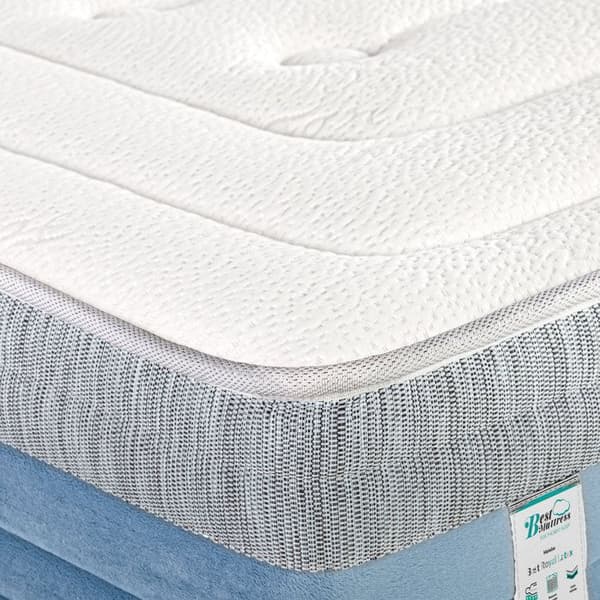 Madrass 140x190 cm, BestRoyal, 27cm, pocketfjädrar, memory foam, oberoende sovande