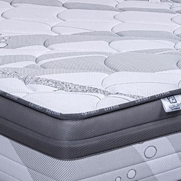 Madrass 140x190 cm, Pilarsleep, 26 cm, minnesskum, fast, oberoende sovytor, sommar/vinter-sida