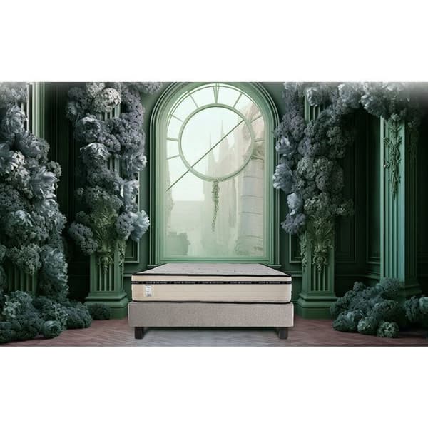 Madrass 140x200 cm, BestLuxe, 24 cm, minnesskum, oberoende av varje sovplats, sommarsida/vintersida