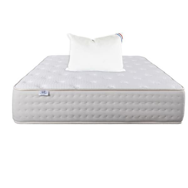 Madrass 90x190 cm, Purlux, 26 cm, latex, oberoende sovställning, sommar/vinter-sida + Kudde