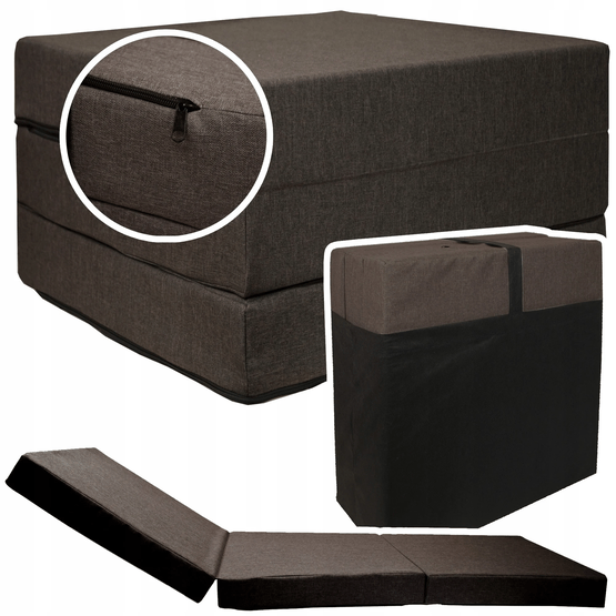 Hopfällbar Madrass - 195X65X10 Cm - Campingmadrass