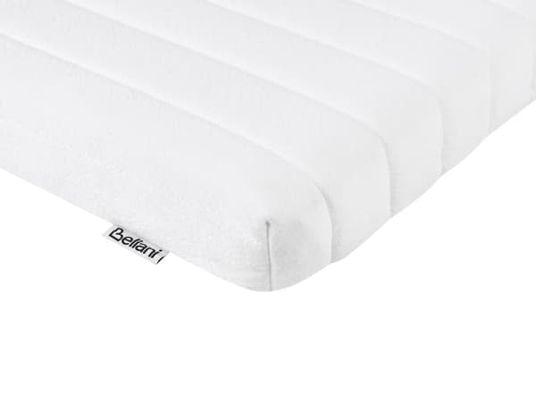 Skummadrass for uttrekkbar seng Hvit 90 x 130/160/200 cm Medium fasthet PU-skum Avtakbart trekk Barneseng Soverom