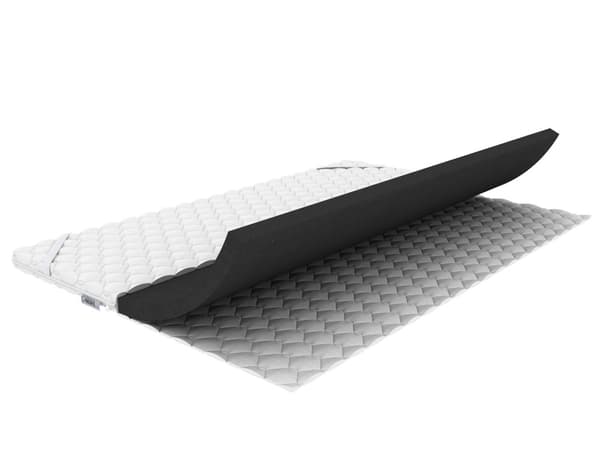 Topper/Badmadrass SVART H5 90x200 Lux - Jersey Vital