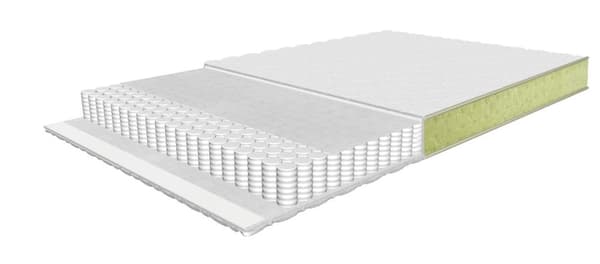 Resårmadrass Super Pocket 160x200x18cm
