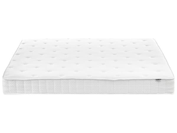 Madras Hvidt Stof 180 x 200 cm 2 Pers Blød Trykaflastende Seng Skummadras til Seng i Allergivenlig Medium Hård Soveværelse Tilbehør God Søvn