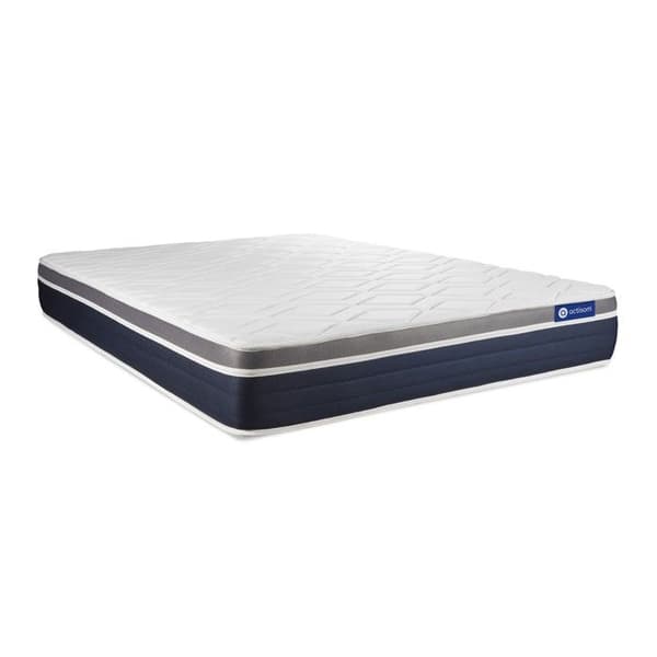 Madrass 140x200 cm Actimemo komfort Minnesskum - tjocklek 26 cm - Mi-fast - 7 komfortzoner