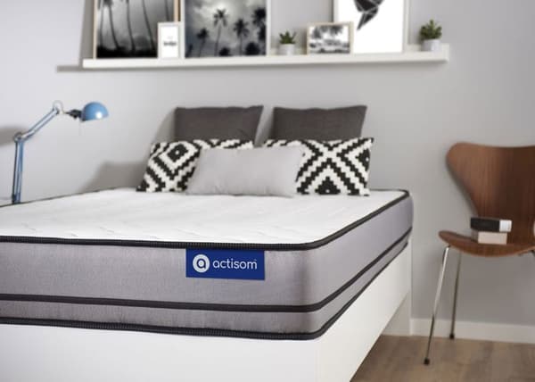 Matelas ACTIMEMO 80x200 cm 2 sidor med MINNESSKUM 3 komfortzoner 80 x tjocklek 200 cm