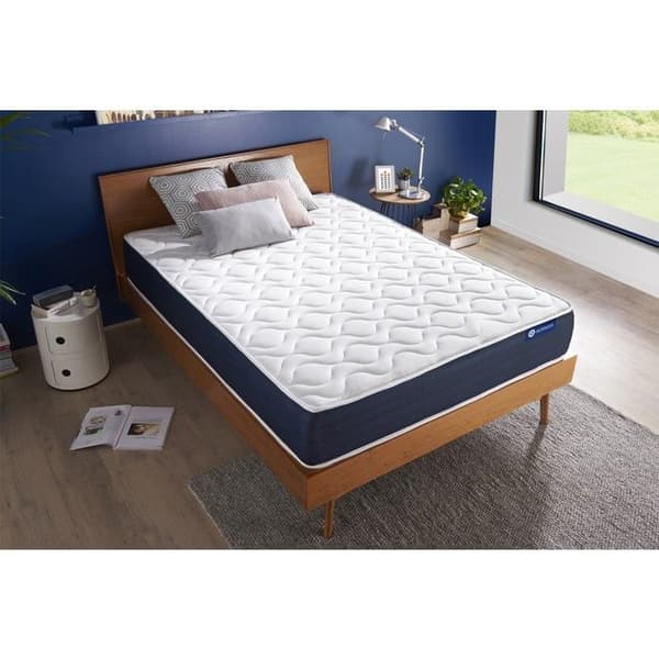 Madrass med pocketfjädrar och minnesskum ACTIFLEX SLEEP 80x200 cm 5 komfortzoner 80 x tjocklek 200 cm
