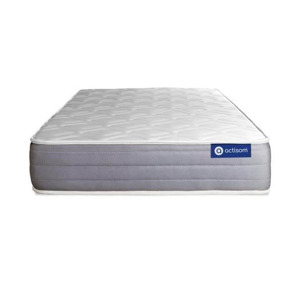 ACTISOM Latex- och minnesskum-madrass 120x200 cm 5 komfortzoner 120 x tjocklek 200 cm
