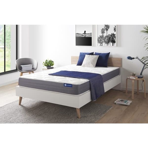 Madrass 200x200 cm Actilatex dream Latexs och minnesskum - tjocklek 22 cm - Medium-fast - 5 komfortzoner