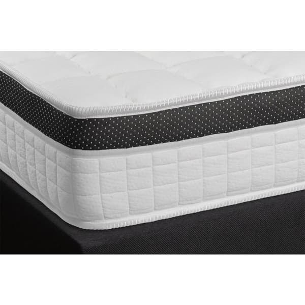 Madrass Mousse 90x190 Överlägsen Minnesskum - 21 cm - Fast - 3 komfortzoner - Vit