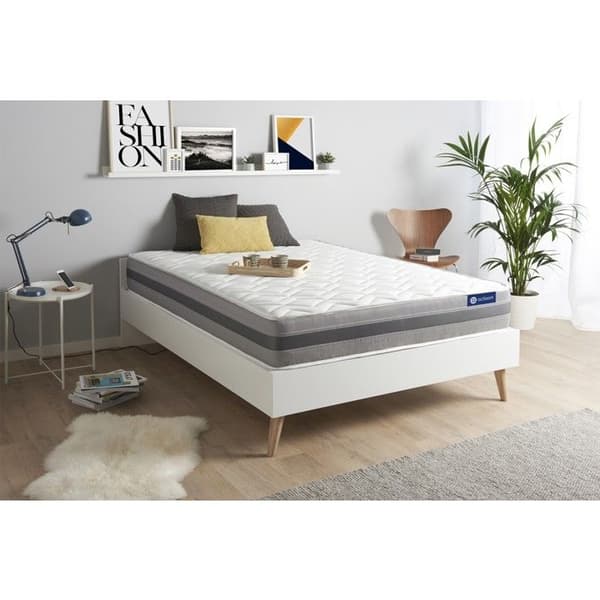 Madrass 140x190 cm Actimemo relax Minnesskum - tjocklek 24 cm - Medelhård - 5 komfortzoner