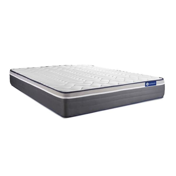 Madrass 140x200 cm Actilatex plus latex och minnesskum - tjocklek 26 cm - Mycket fast - 7 komfortzoner