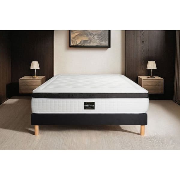 Sängmadrass Mousse Privilège Minnesskum - 140x190 cm - tjocklek 26 cm - Balanserad - 5 komfortzoner