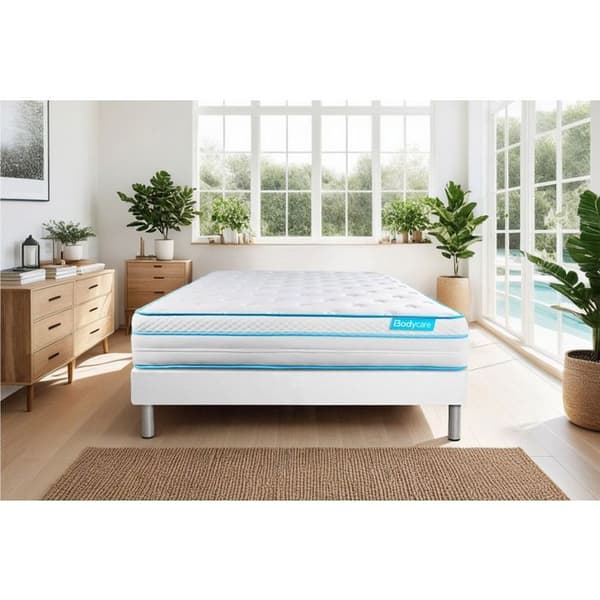 Madrass BODYZONE+ 140x200 Fickfjädrar, visko 5 zoner Ultra tjocklek