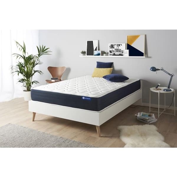 Madrass 200x200 cm Actimemo sleep Minnesskum - tjocklek 22 cm - Balanserad - 5 komfortzoner