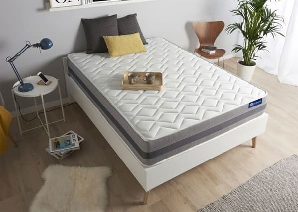 Madrass 140x200 cm Actimemo relax Minnesskum - tjocklek 24 cm - Medelfast - 5 komfortzoner