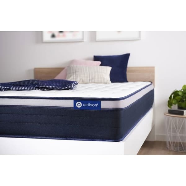 ACTISOM latexmadrass + minnesskum ACTILATEX MAX 80x200 cm Maxi tjocklek 7 zoner av komfort 80 x 200 cm