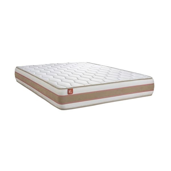 Madrass LE DÉLICAT 140x190 cm Fickfjädrar + Minnesskum 5 komfortzoner - Tjocklek 26 cm
