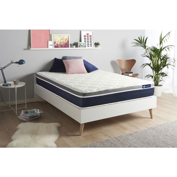 ACTIMEMO CONFORT Säng av minnesskum 200x200 cm Maxi tjocklek 7 komfortzoner