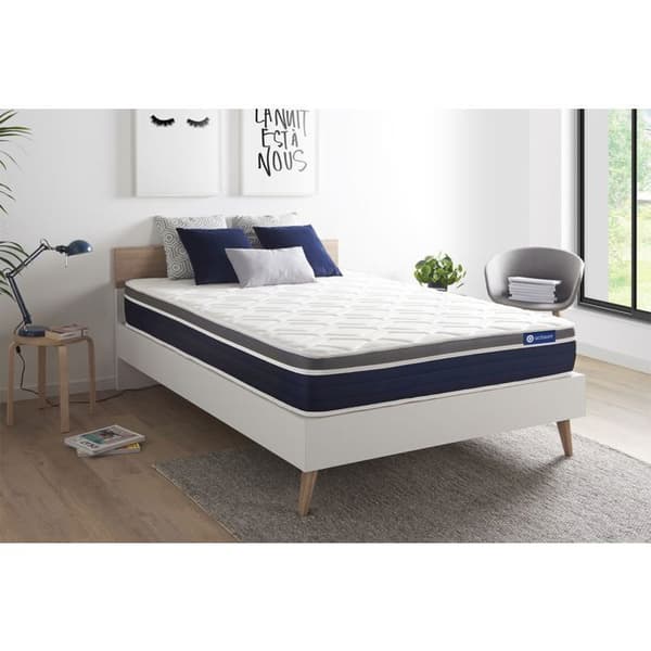 Madrass 130x190 cm Latex och minnesskum - Actilatex Komfort