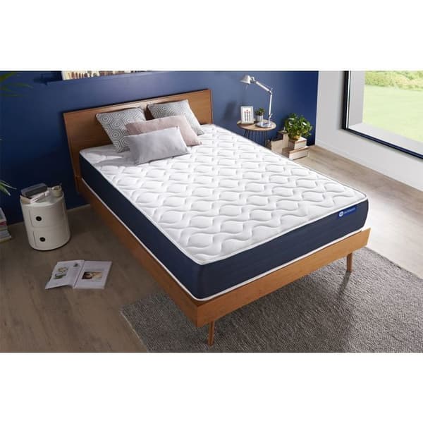 Madrass 160x200 Actiflex sleep Fickfjädrar och minnesskum - 22 cm - Balanserad - 5 komfortzoner