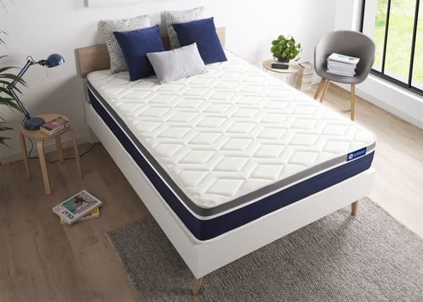 Madrass 90x200 cm Actilatex komfort Latex och minnesskum - tjocklek 26 cm - Medium-fast - 7 komfortzoner