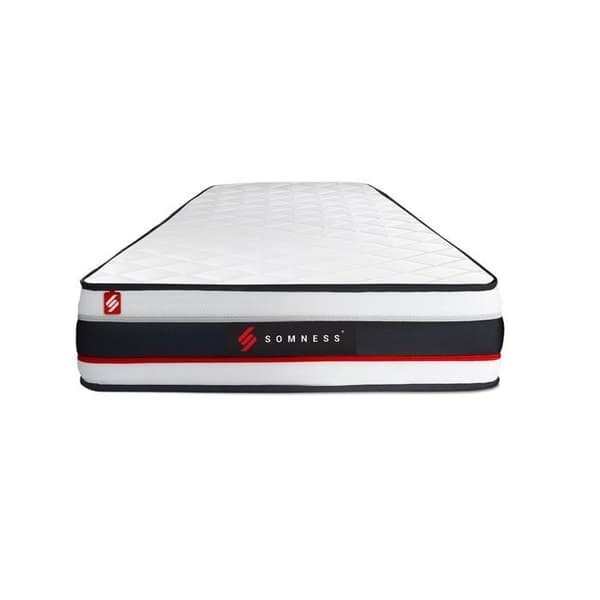Madrass FORM - SOMNESS - 90x200 cm - Mycket fast - HR-skum - Levereras rullad