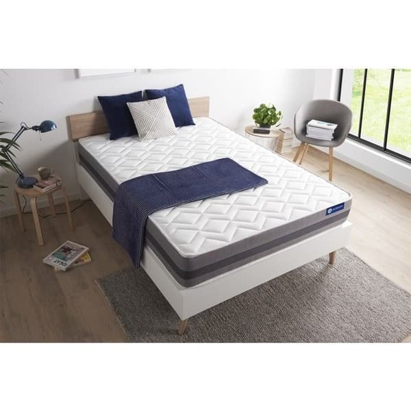 Madrass 90x190 Actilatex relax Latex och minnesskum - 24 cm - Medelfast - 5 komfortzoner