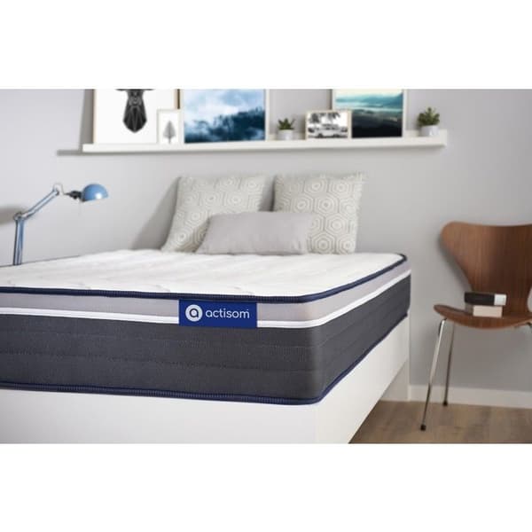 Madrass 90x190 cm Actimemo plus Minnesskum - tjocklek 26 cm - Mycket fast - 7 komfortzoner
