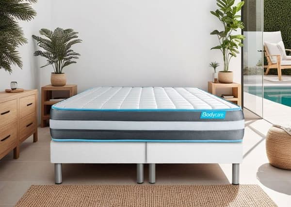 Minnesskummadras BODYFORM - BODY CARE - 160x200 cm - fast - 3 komfortzoner