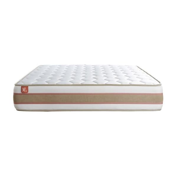 Madrass LE DÉLICAT 200x200cm Fjädrar i påse + Minnesskum 5 komfortzoner - Tjocklek 26cm