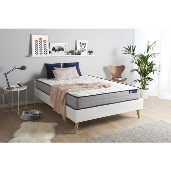 Madrass 140x190 Actimemo av minneskum - 22 cm - Fast - 5 komfortzoner