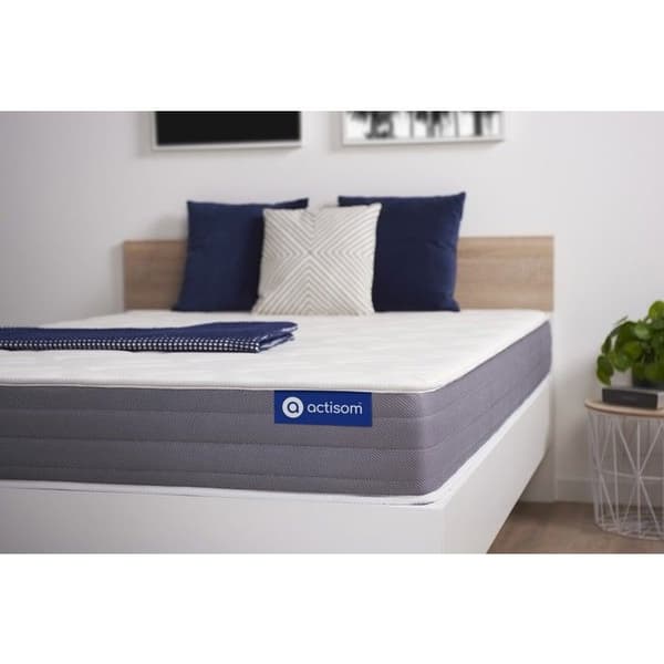 Madrass 90x190 cm Actilatex dream Latex och minnesskum - tjocklek 22 cm - Medium-fast - 5 komfortzoner