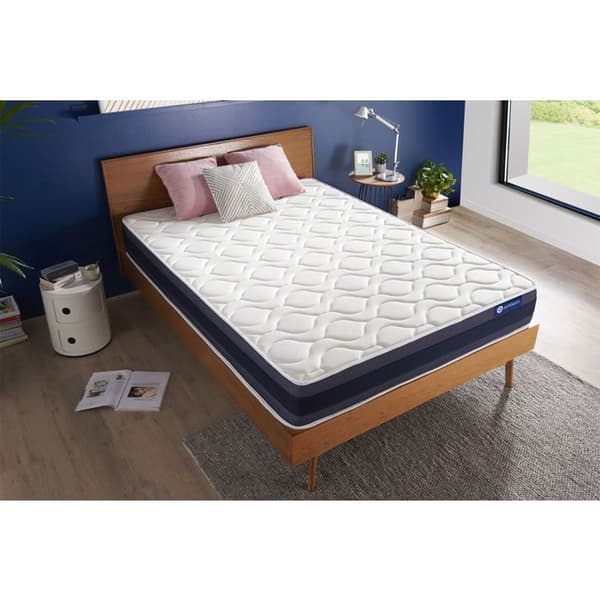 Madrass 90x220 cm Resårpack och Minnesskum - Actiflex Morpho