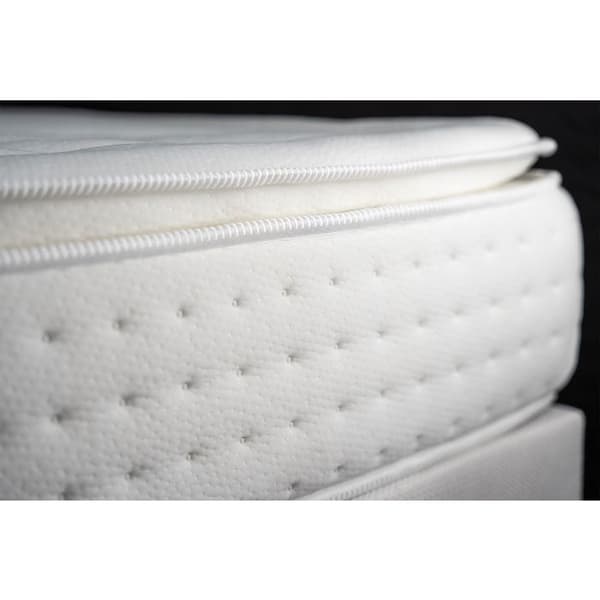 Madrass 90x190 cm Pocketfjädrar och Memory foam - Vingt-Quatre PLUS
