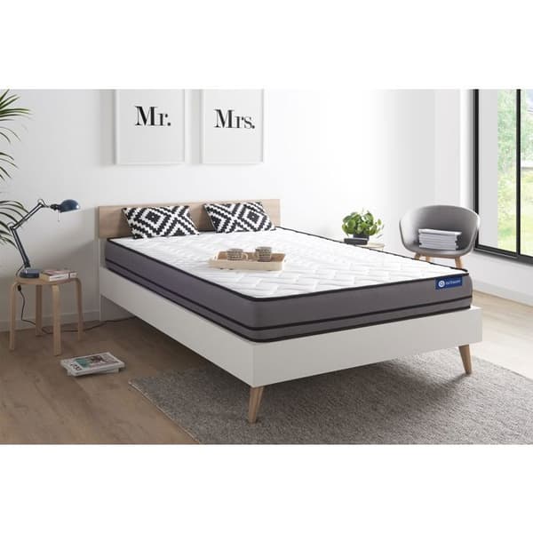 Madrass ACTILATEX 160x200cm 2 sidor med MINNESSKUM+LATEX 3 komfortzoner