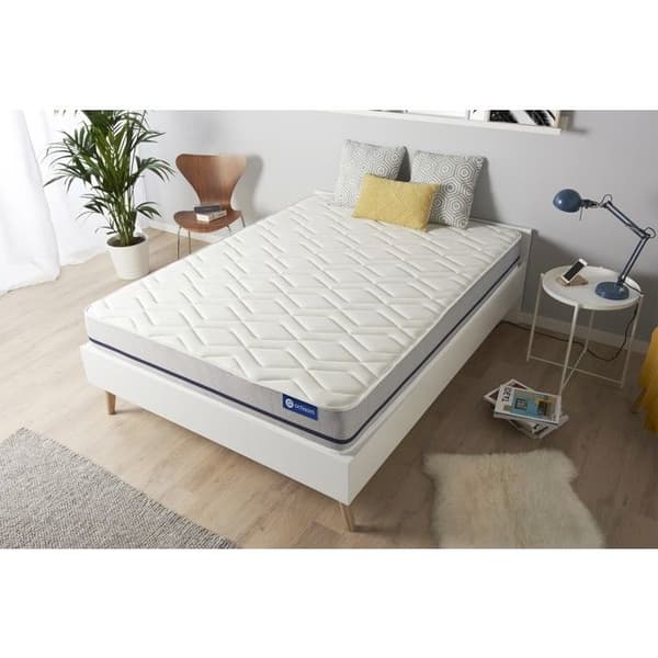 Madrass 200x200 Actimemo mjuk Minnesskum - 20 cm - Medium-fast - 3 komfortzoner