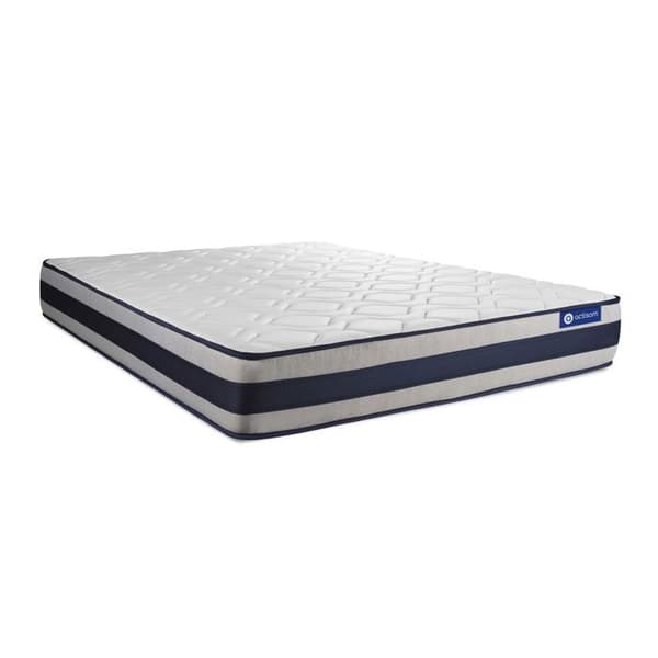 Madrass 140x210 cm Fjädrar och Memory foam - Actiflex Ergo