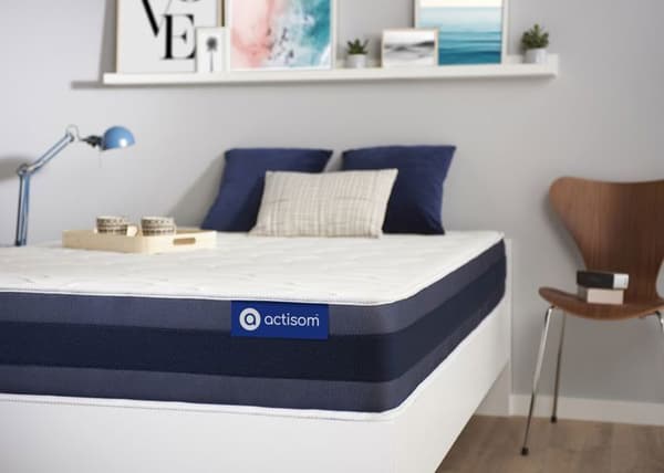 Madrass 90x200 cm Actimemo morpho Minnesskum - tjocklek 24 cm - Balanserad - 5 komfortzoner