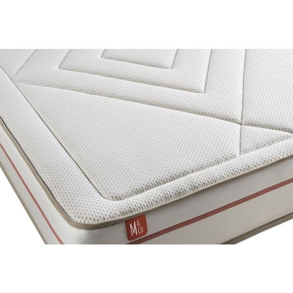 Madrass LE PAISIBLE 90x190 cm Minnesskum BioVisco - Tjocklek 24 cm