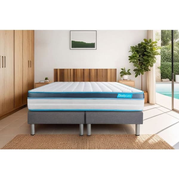 BodyFit minnesskum madrass - BODY CARE - 180x200 cm - Fast - 5 komfortzoner