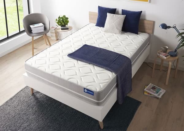 Madrass 160x200 cm Actilatex touch Latex och minnesk foam - tjocklek 20 cm - Balanserad - 3 komfortzoner