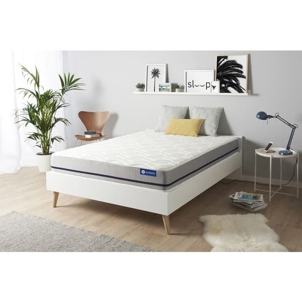 Madrass 160x200 Actimemo mjuk Minne-skum - 20 cm - Medel-hård - 3 komfortzoner