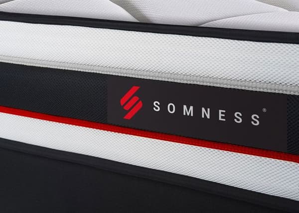 Madrass - SOMNESS - FORM - HR-skum - Mycket hård - Vit