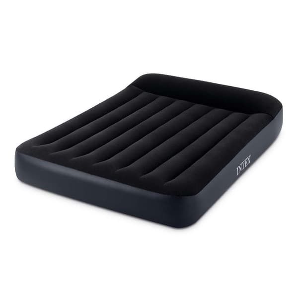 Oppustelig madras 203x152x25 cm med indbygget elektrisk pumpe INTEX 64150