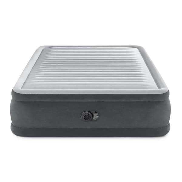 Oppustelig madras 203x152x46 cm med indbygget elektrisk pumpe INTEX 64414ND