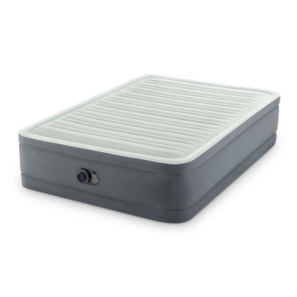 Oppustelig madras 191x137x46 cm med indbygget elektrisk pumpe INTEX 64904ND