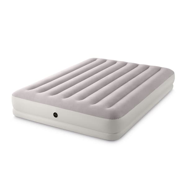Oppustelig madras 203x152x30 cm med elektrisk pumpe INTEX 64179